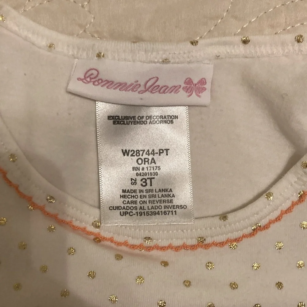 Bonnie Jean Pumpkin Patch Outfit Size 3 T - Picture 4 of 6